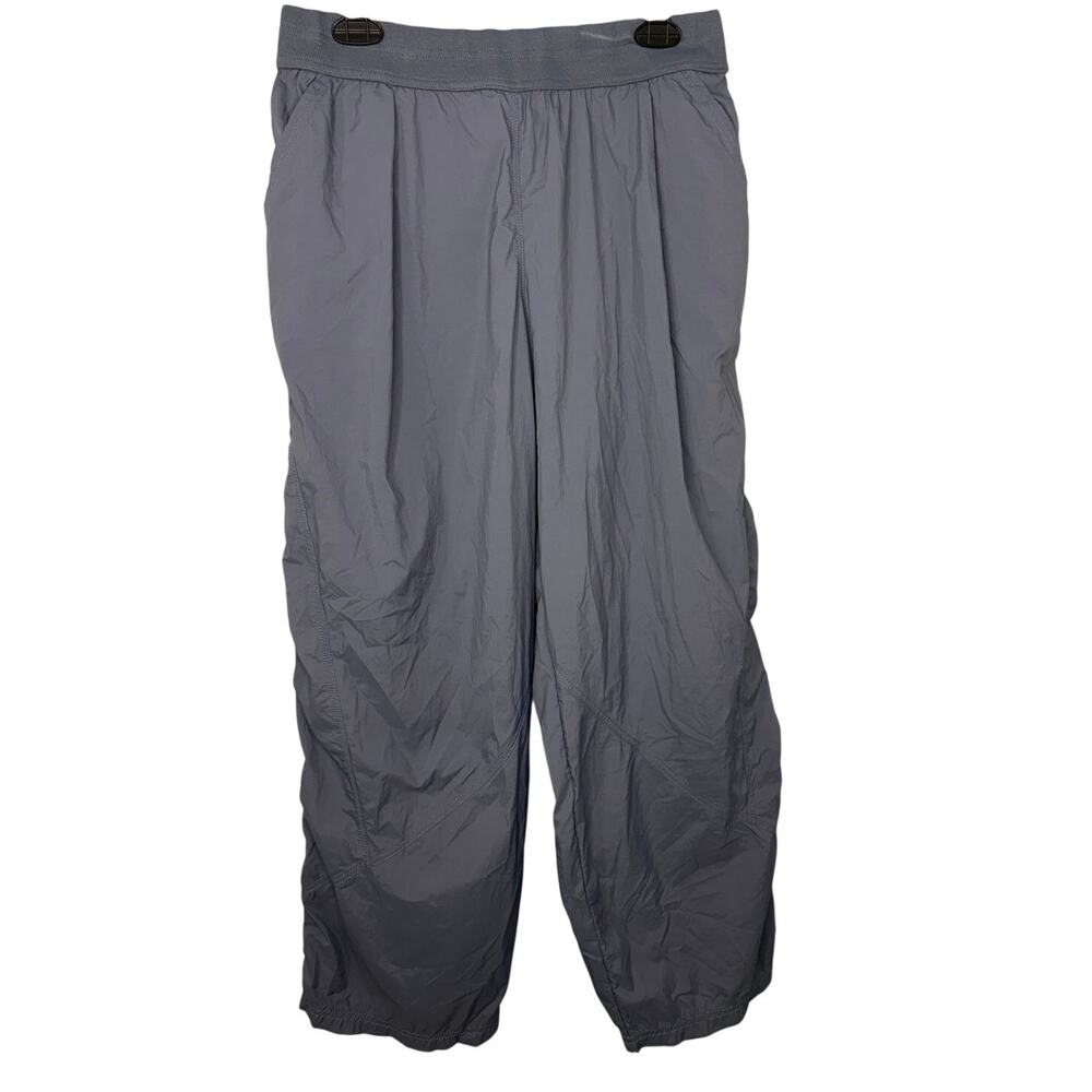 Daily Practice Anthropologie Wide-Leg Pants Gray Athleisure Women's Size Medium